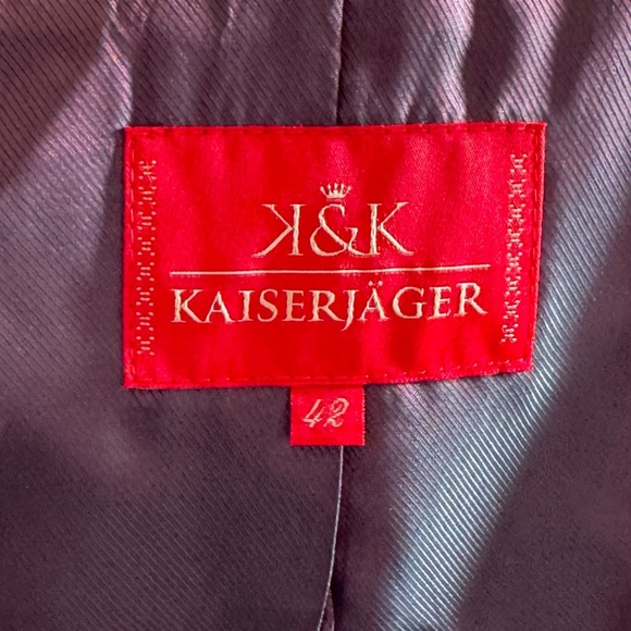 K&K Kaiserjager Linen co Austrian Bavaria Fitted Wool Jacket / Blazer. - Picture 6 of 13